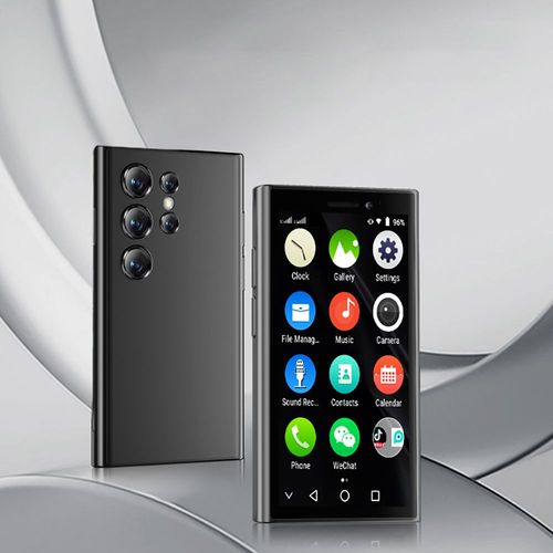 SOYES XS24 PRO Mini 3G Smartphone 3.0 pouces 2GB+16GB Double camra Bluetooth 4.0 GPS Android 9.0 Double Veille Noir