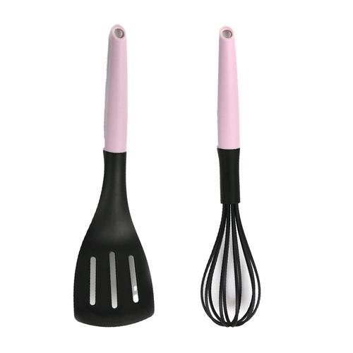 Spatule En Nylon Rose Pole Antiadhsive Passoire De Cuisson Spciale Ensemble De Cuisine Spatule Cuisine Spatule Domestique