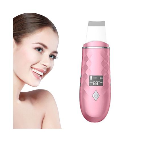 Spatule Exfoliante Pour Le Visage Avec cran Lcd  limine Les Points Noirs Et Nettoie Les Pores  Ultrasons Pour Un Lifting Et Un Rajeunissement Du Visage