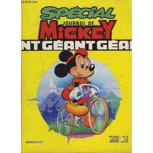 Special Journal De Mickey Geant- N1615 Bis- Le Mystre De Boumbada- Sur La Piste Des Joyaux- Une Vocation Brlante- Onc'picsou Gagne Toujours- Grand Loup Fait Une Cure- La Mine Du Roi ...   de COLLECTIF  Format Broch 