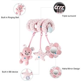 Spirale de Poussette -cochon rose mignon pour landau Spirale d