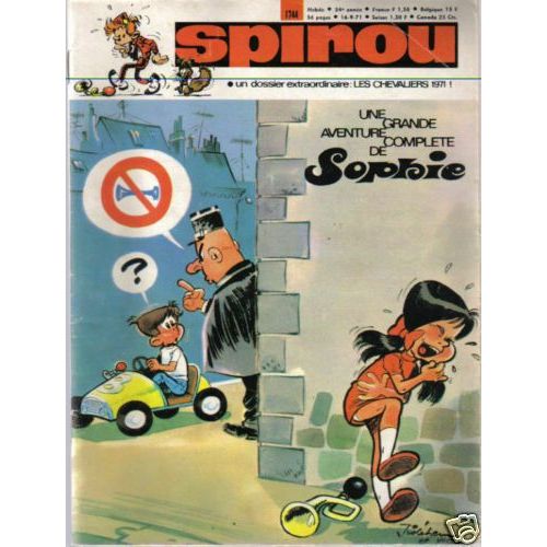 Spirou N 1764 (3 Fvrier 1972) ## Avec Mini B.D. En Couleurs  Dcouper : 