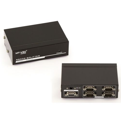 SPLITTER Srie RS232 / 1 vers 4 PORTS COM - Duplique un signal RS-232 en 4 signaux identiques