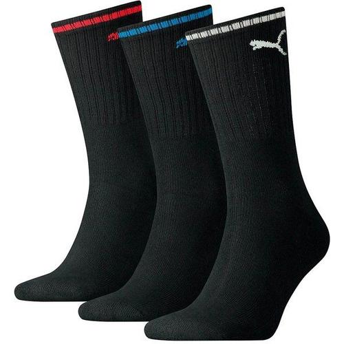 Sport 3er Pk Socks, Black/Black 39-42