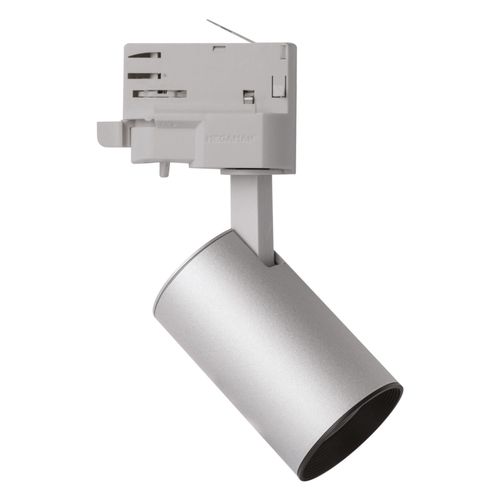 Spot Led Marcomini Rail Triphas Argent 4 000 K