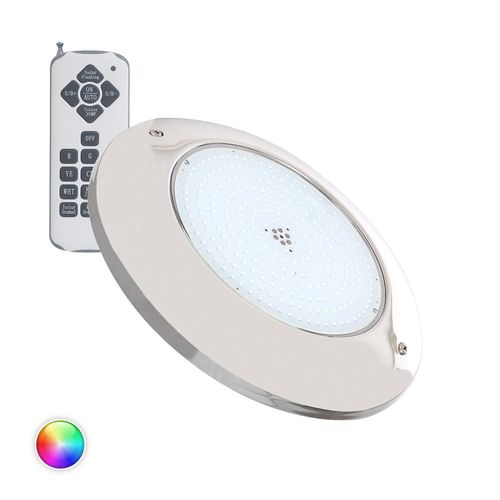 Spot Led Piscine En Saillie Inox Rgb Submersible 12v Ac Ip68 20w Oui Rgb