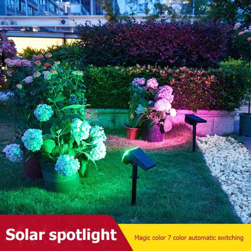 Spot Lumineux Led Solaire  48/108 Led, Luminaire Dcoratif D'extrieur, Idal Pour Un Jardin, Une Pelouse, Un Sentier Ou Une Cour, Ou Comme Dcoration De Nol