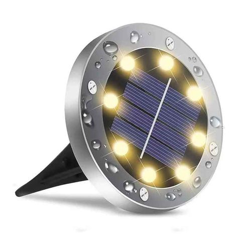 Spot Lumineux Led Solaire Encastrable Dans Le Sol,Impermable Conforme  La Norme Ip68,clairage D'extrieur- Dilei 1pc Warm Light