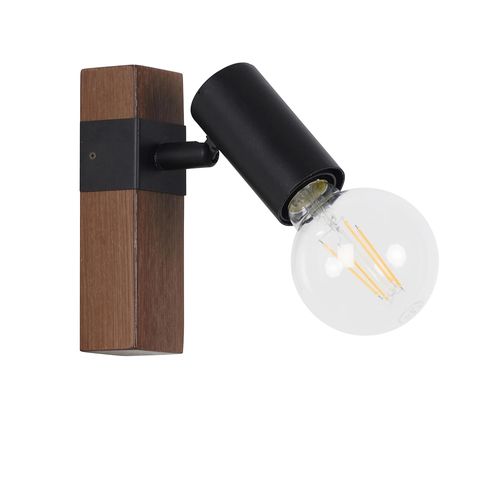 Spot Patre E27 40w Corep Aalto Noir L.4,5 X H.16 X P.12,5 Cm