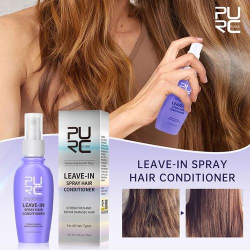 Spray De Traitement Capillaire  Huile De Noix De Coco, 55ml, Revitalisant, Lissage, Brillant, Rparation Lisse, Frisottis Secs, Soins Capillaires