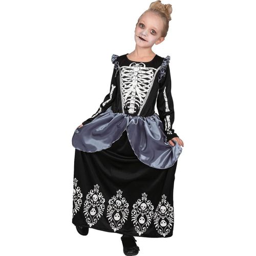 Squelette Reine Sorcire Reine - Taille 8-10 Ans
