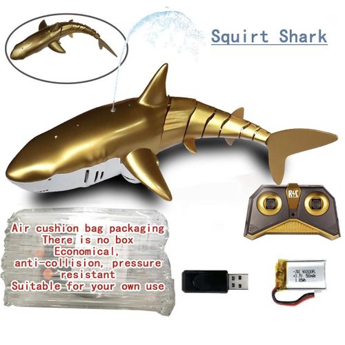 SquirtWater Requin A1 - Robot Tlcommand En Forme De Baleine Ou De Requin, Jouet De Bain Pour Enfant, Animaux Marins, Poisson lectrique, Sous-marin