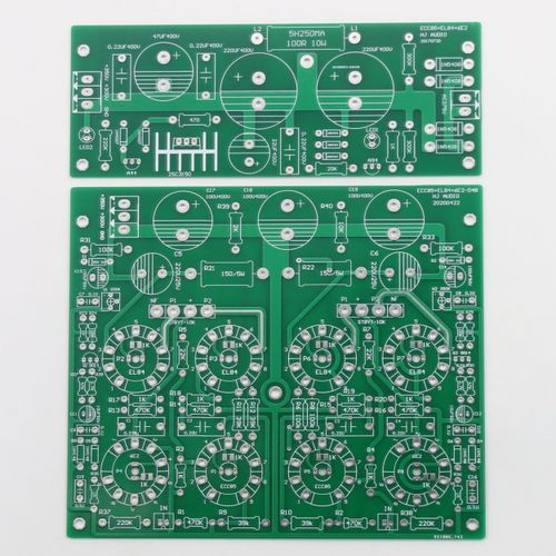 ST-EL84PP EL84 + ECC85 + 6E2 Tube Push-pull Puissance Amplificateur Conseil PCB 2*13W Accueil Audio Son Amp