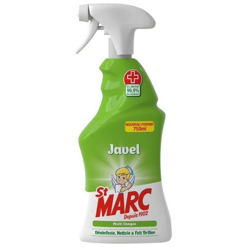 St Marc Pistolet Spray Nettoyant Multi-Usages Avec Javel - 750 Ml