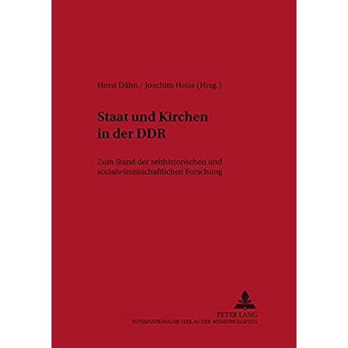 Staat Und Kirchen In Der Ddr    Format Broch 