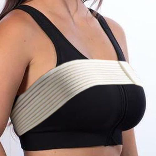 Stabilisateur DImplant Mammaire Post-Opratoire Et Bande De Soutien De Compression Thoracique, Bandage De Sangle DAugmentation Et De Rduction Mammaires, Taille Unique, Blanc