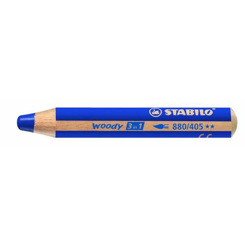 Stabilo Crayon Aux Talents Multiples Woody 3 In 1, Rond,