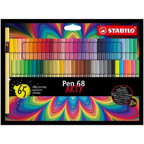 Stabilo Feutre De Coloriage Pen 68 Arty, tui Carton De 65