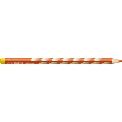 Stabilo Lot De 3 Crayons De Couleur Ergonomique Easycolors Gaucher Orange
