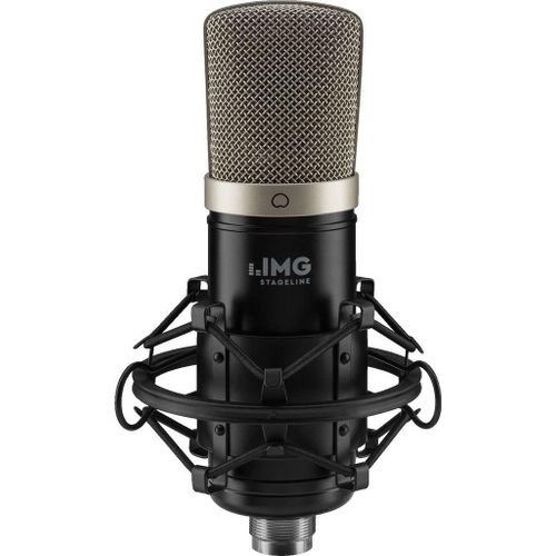 Stageline Ecms-50Usb Microphone  Condensateur  Grande Diaphrage, Micro Usb Pour Enregistrement Domestique Exigeant En Noir  Plug And Play[X640]