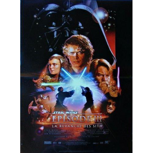 Star Wars pisode 3 : La Revanche Des Sith - George Lucas - Ewan Mcgregor - Affiche De Cinma Plie 60x40 Cm