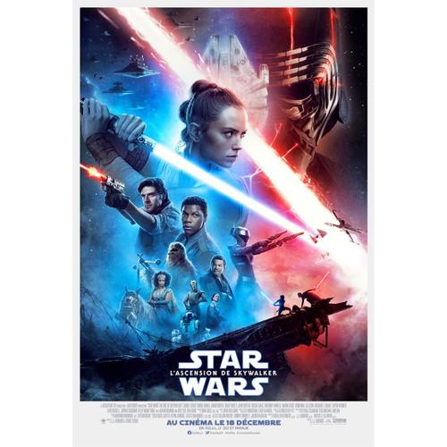 Star Wars - Le Rveil De La Force - Vritable Affiche De Cinma - Neuve - Format 120x160 Cm - Plie - Neuf