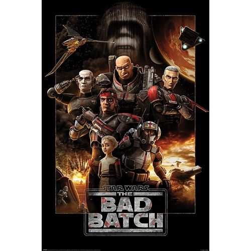 Star Wars: The Bad Batch - Montage - 61x91,5cm - Affiche / Poster - Envoi En Tube