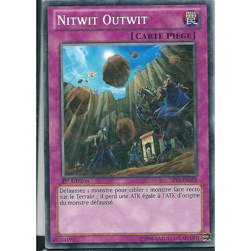 Starfoil Nitwit Outwit (Nitwit Outwit) Sp13-Fr038 Yu Gi Oh