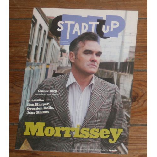 Start Up Morrissey ( The Smiths )Couverture + 2 Pages / Ben Harper 1 Page / Ariane Moffatt 1/2page / Jane Birkin 1.5 Page / James Ivory 1p/ Bob Marley 1/2 Page 111