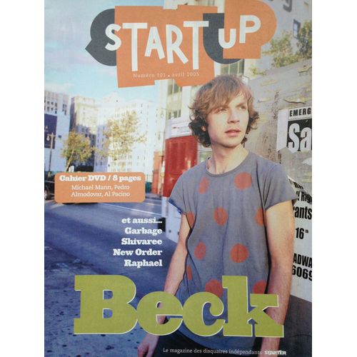 Start Up N101 04/2005 Beck / Garbage / New Order / Steve Vai / Raphael / Shivaree