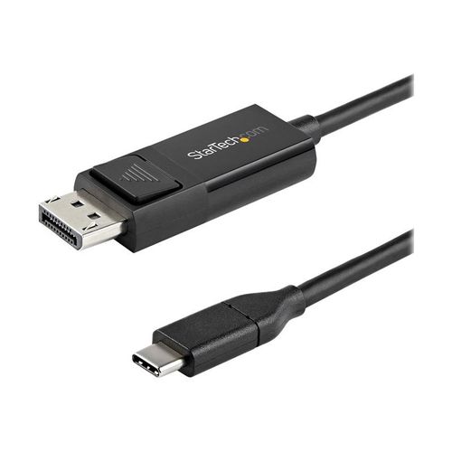 StarTech.com Cble USB C vers DisplayPort 1.2 4K 60Hz, 1m - Cble Adaptateur Vido Bidirectionnel DP vers USB-C ou USB-C vers DP Rversible