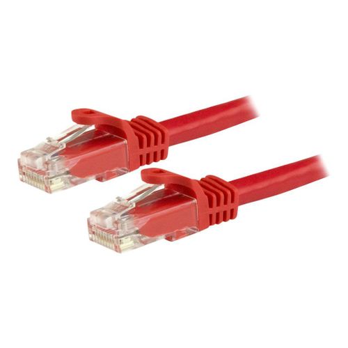 StarTech.com Cordon de raccordement UTP CAT6 (1,5 m) sans crochet - Rouge