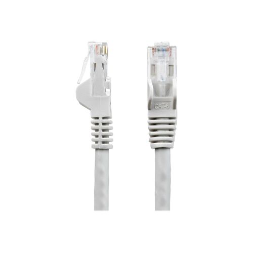 StarTech.com 100ft CAT6 Ethernet Cable, 10 Gigabit Snagless RJ45 650MHz 100W PoE Patch Cord, CAT 6 10GbE UTP Network Cable w/Strain Relief, Gray, Fluke Tested/Wiring is UL Certified/TIA -...