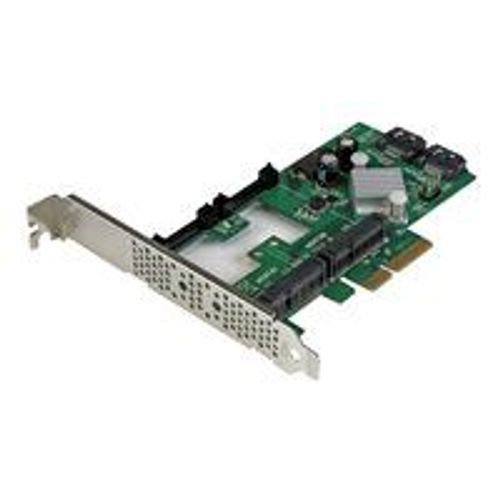 StarTech.com Carte contrleur / Adaptateur PCI Express 2.0 RAID vers 2 ports SATA III 6 Gb/s avec 2 slots mSATA et HyperDuo SSD Tiering - Contrleur de stockage (RAID)