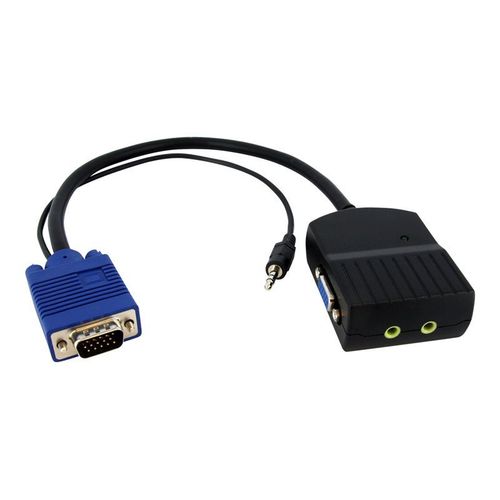 StarTech.com Rpartiteur vido 2 ports VGA avec audio  alimentation par port USB - Rpartiteur vido/audio