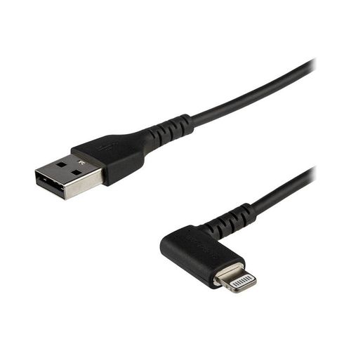 StarTech.com Cble USB-A vers Lightning Noir Robuste 2m Coud  90 - Cble de Charge/Synchronisation USB Type A vers Lightning en Fibre Aramide Rsistante