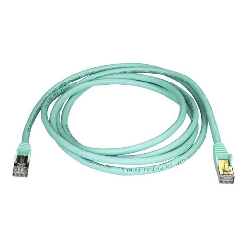 StarTech.com Cble rseau Cat6a STP sans crochet de 2 m - Aqua