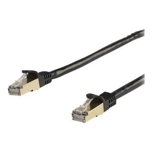 StarTech.com Cble rseau Cat6a STP sans crochet de 2 m - Noir