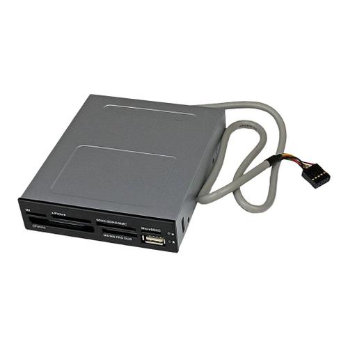 StarTech.com Lecteur de cartes mmoire interne de 3,5 pouces avec port USB 2.0 - Lecteur multicartes 22-en-1 pour PC