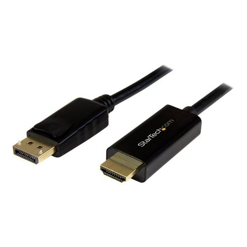 StarTech.com Cble adaptateur DisplayPort vers HDMI de 1 m - Convertisseur DP vers HDMI avec cble intgr