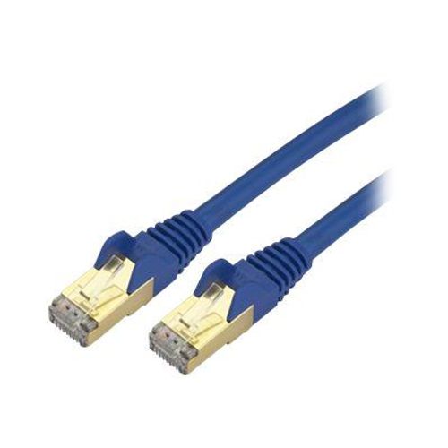 StarTech.com Cble Ethernet Cat6a 1m Sans Accroc 10GbE 100W PoE - bleu