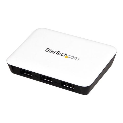 StarTech.com Adaptateur rseau USB 3.0 vers Gigabit Ethernet avec hub USB 3.0 de 3 ports - Concentrateur USB 3 auto aliment