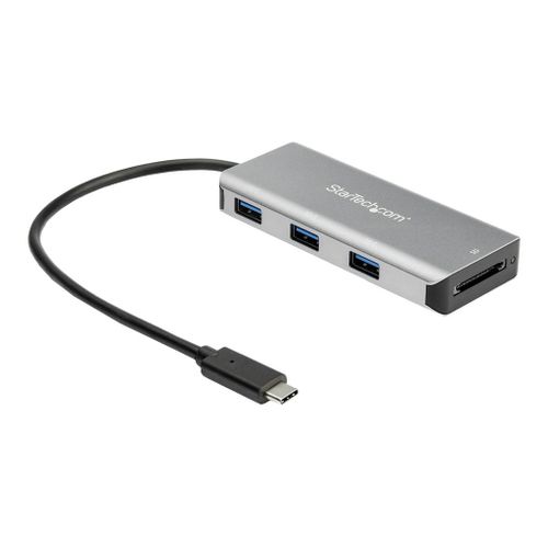 StarTech.com Hub USB-C 3 ports USB et lecteur de carte SD - 2x USB-A, 1x USB-C