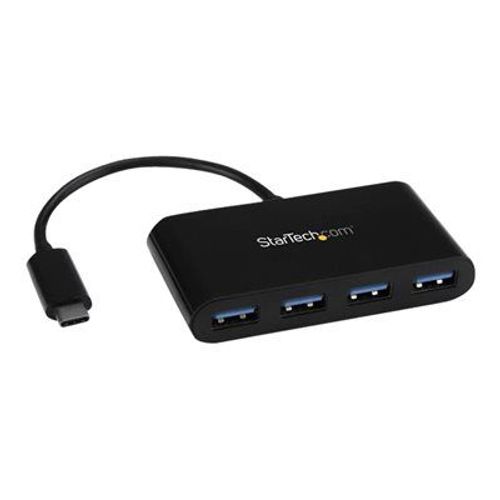 StarTech.com Hub USB 3.0 compact  4 ports aliment par bus - Concentrateur USB Type-C