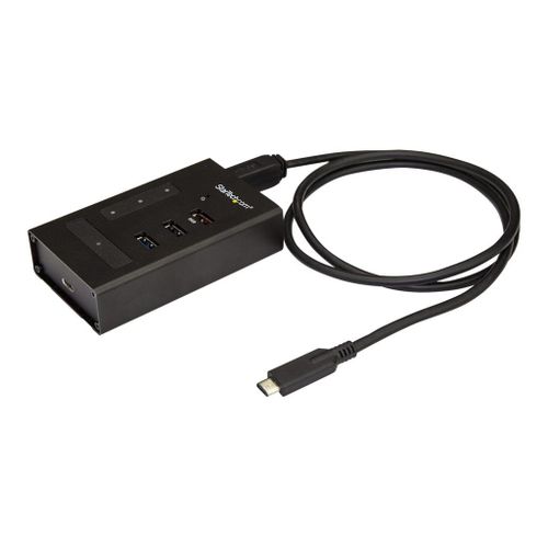 StarTech.com Hub USB-C  4 ports en mtal - Concentrateur USB-C vers 3x USB A et 1x USB-C