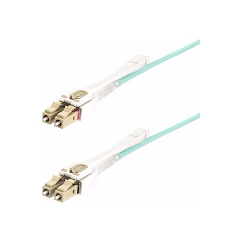 StarTech.com Cble Fibre Optique Multimode LC  LC UPC OM4 de 4m, 50/125 - Cordon de raccordement