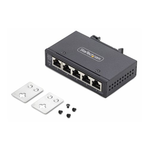 StarTech.com 5-Port Unmanaged Industrial Ethernet Switch - IP30