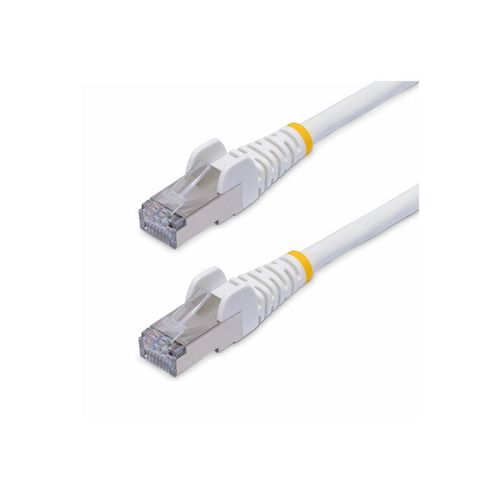StarTech.com Cble Ethernet CAT8 Blanc de 50cm, Snagless, 25G/40G, S/FTP - Cordon de raccordement