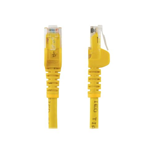 StarTech.com Cble rseau Cat6 UTP sans crochet - 5 m Jaune