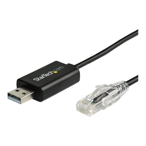 StarTech.com Cble console Cisco USB vers RJ45 de 1,8 m - Cordon rollover compatible Windows, Mac et Linux
